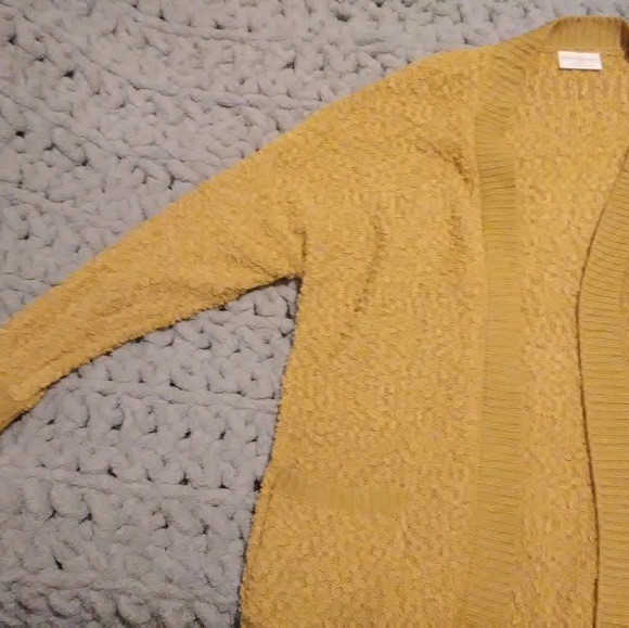 Bobbie Brooks Mustard Cardigan Size L 